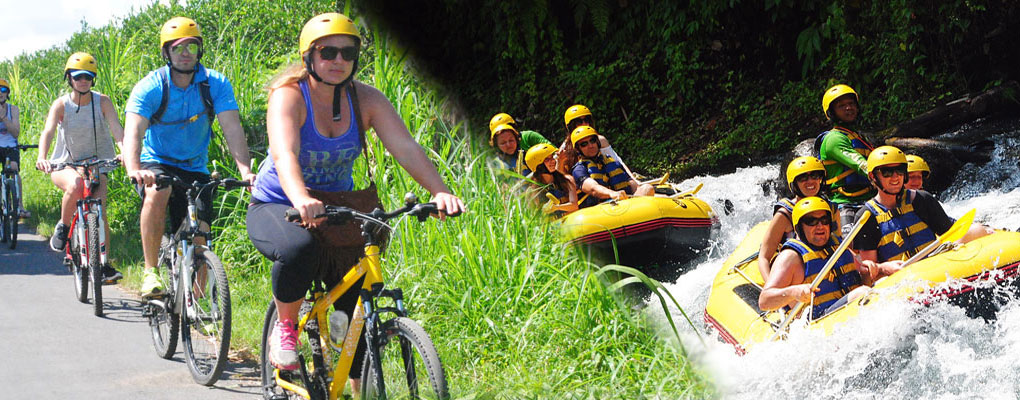 bali cycling rafting alam