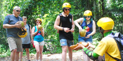 bali cycling ubud - coconut