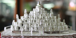  Miniature Borobudur Temple of Silver